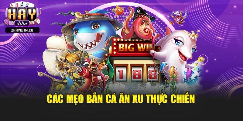 Các mẹo bắn cá ăn xu thực chiến