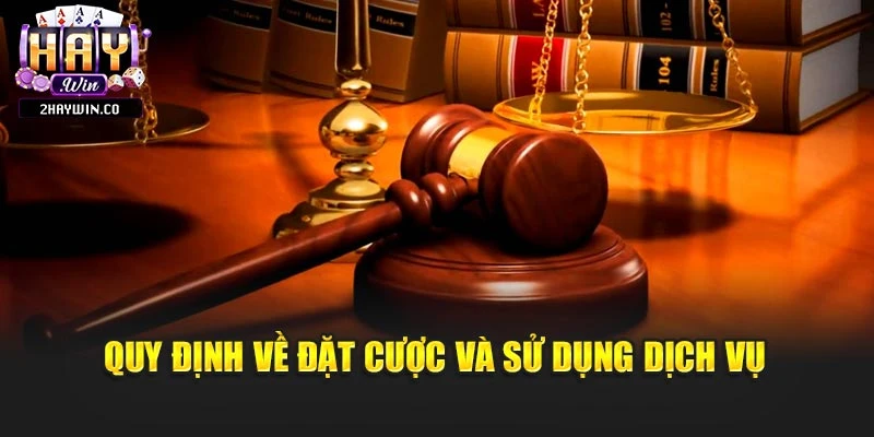 Quy định về đặt cược và sử dụng dịch vụ